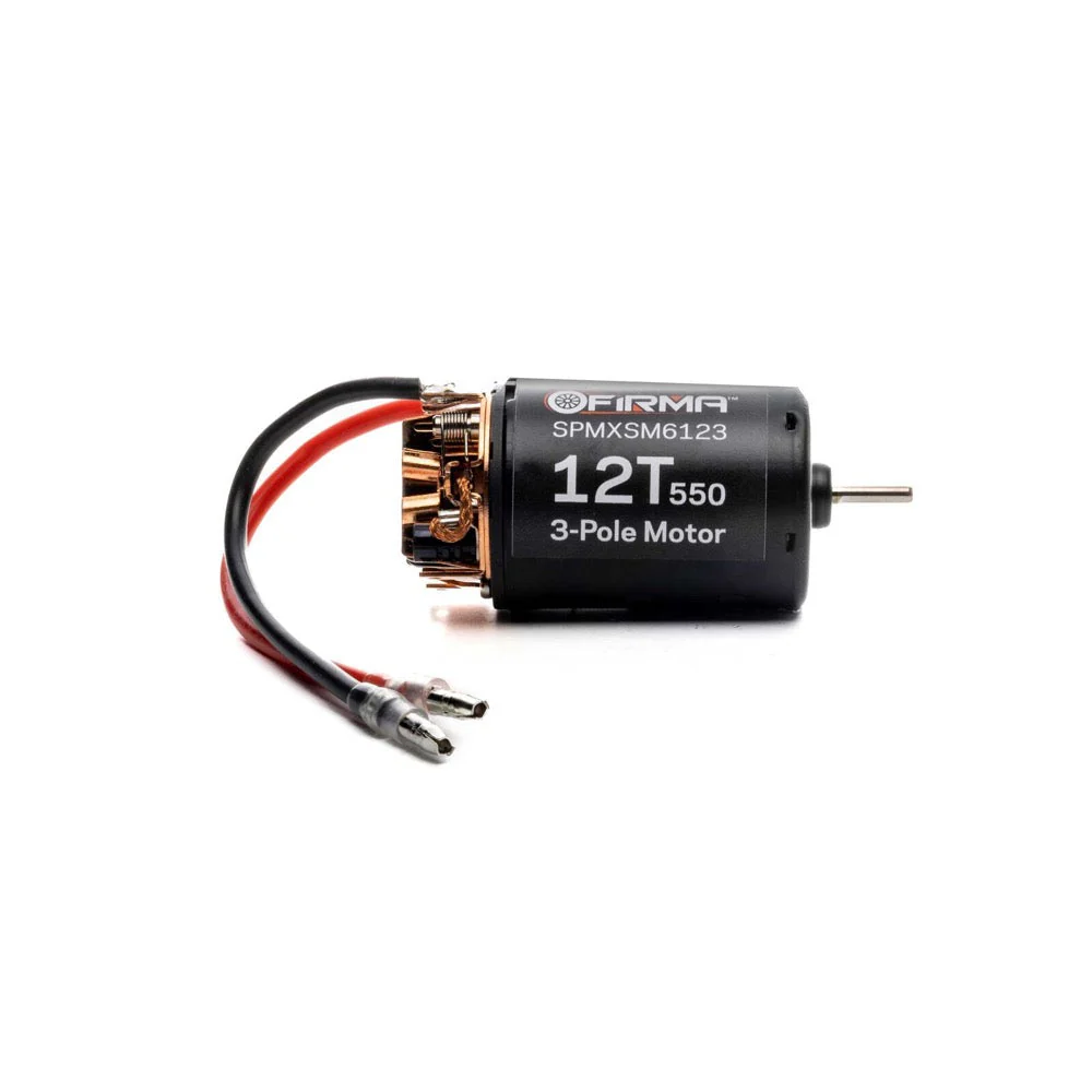 Spektrum SPMXSM6123 Firma 12T Rebuildable 550 3 Pole Brushed Motor - Image 2