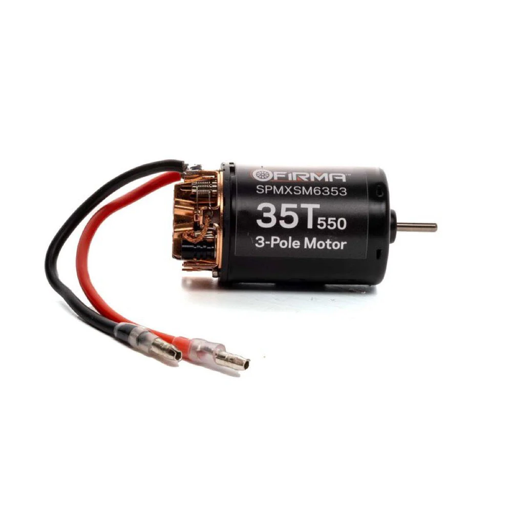 Spektrum SPMXSM6353 Firma 35T Rebuildable 550 3 Pole Brushed Motor - Image 2