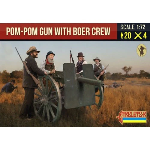 Strelets-R 0188 1/72 Pom-Pom Gun with Boer Crew