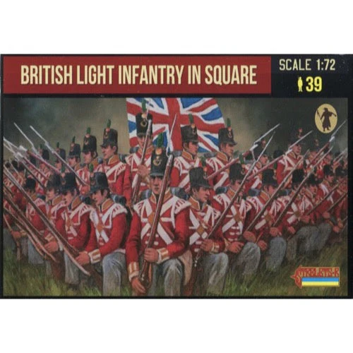 Strelets 300 1/72 Napoleonic British Light Infantry in Square - Image 5