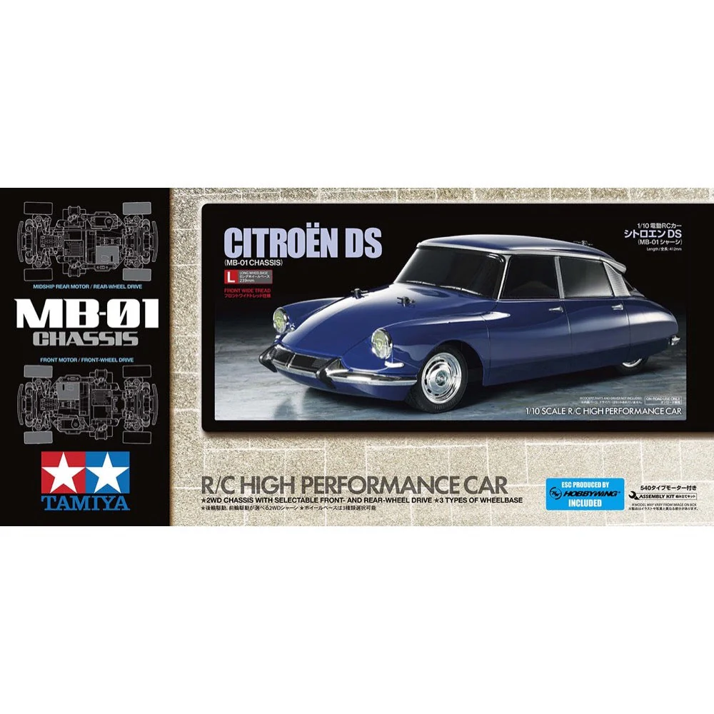 Tamiya 1/10 Citroen DS MB-01 Chassis RC Kit 58734