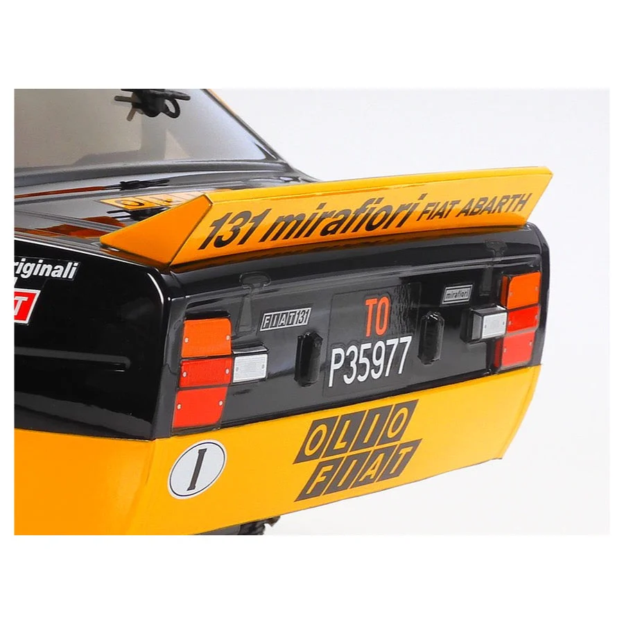 Tamiya 1/10 Fiat 131 Abarth Rally Olio Fiat MF-01X Chassis Off-Road RC Kit 58723 - Image 6