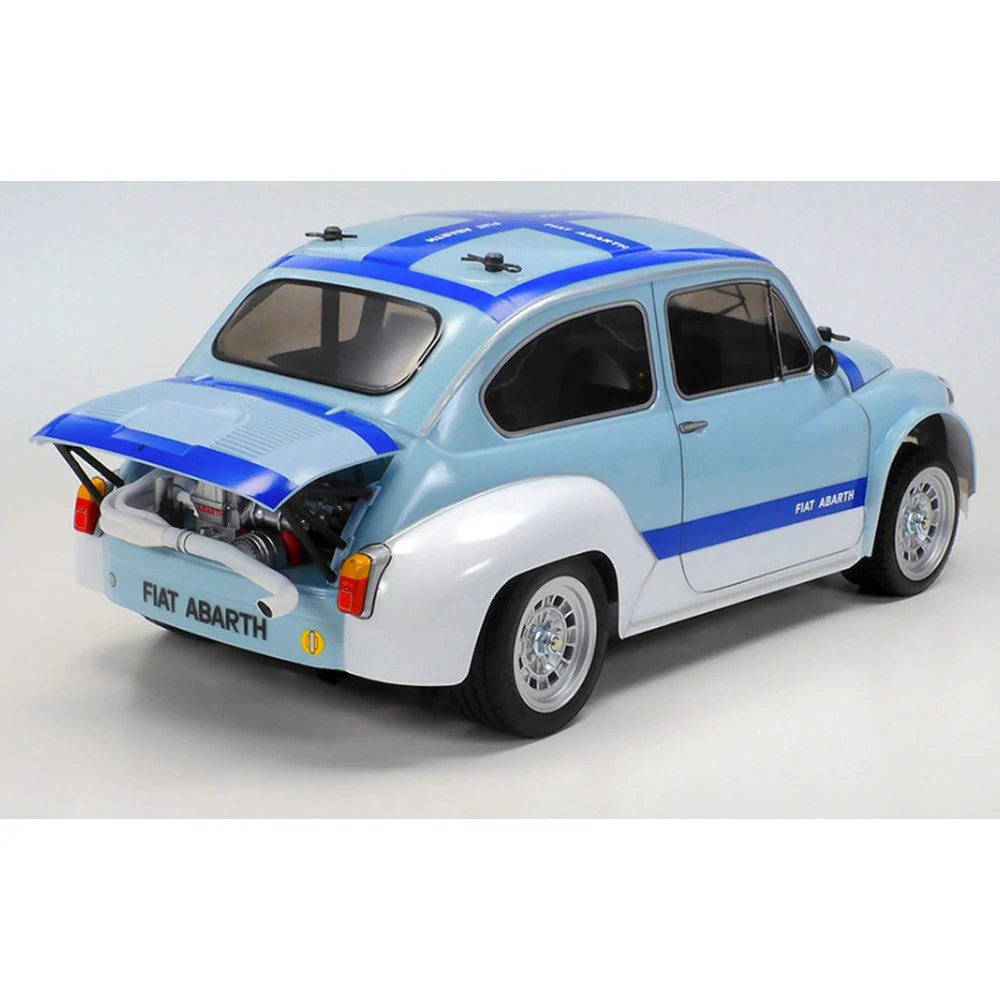 Tamiya 1/10 Fiat Abarth 1000 TCR Berlina Corse MB-01 Chassis Blue Grey Pre-Painted Body RC Kit 47492 - Image 3