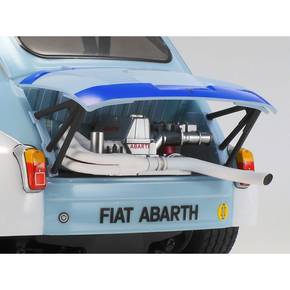 Tamiya 1/10 Fiat Abarth 1000 TCR Berlina Corse MB-01 Chassis Blue Grey Pre-Painted Body RC Kit 47492 - Image 5