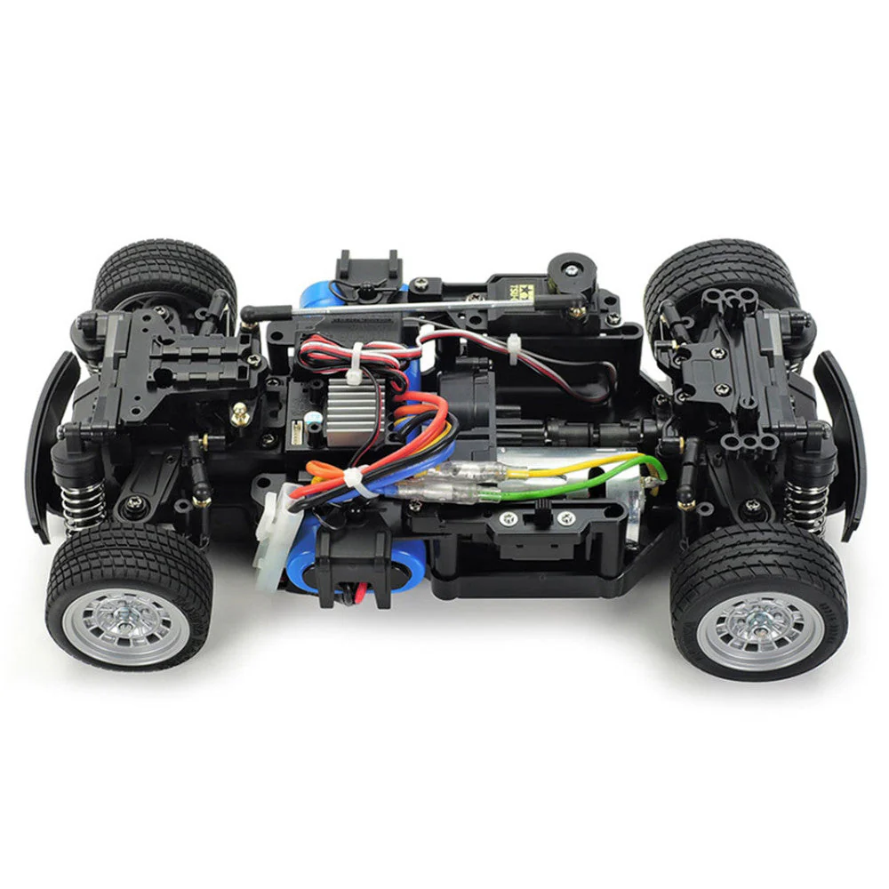 Tamiya 1/10 Fiat Abarth 1000 TCR Berlina Corse MB-01 Chassis Blue Grey Pre-Painted Body RC Kit 47492 - Image 6