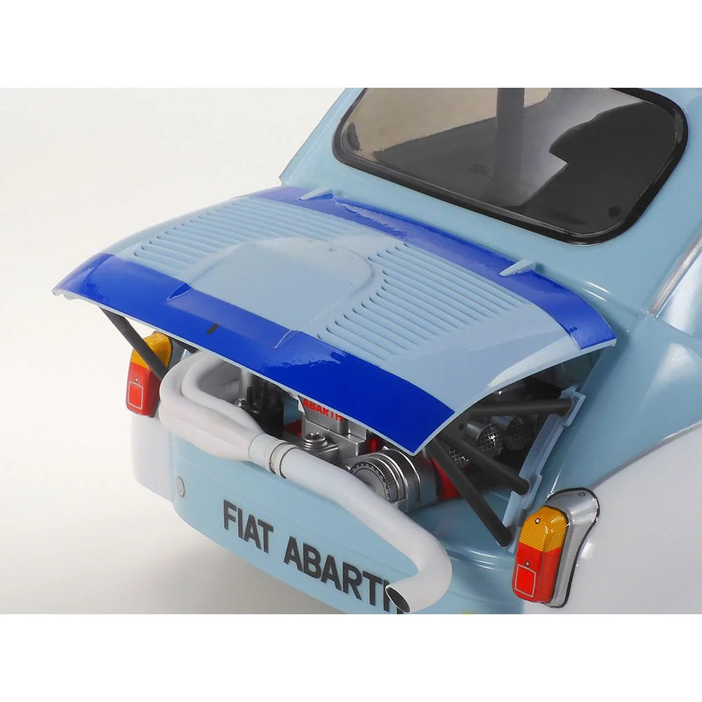Tamiya 1/10 Fiat Abarth 1000 TCR Berlina Corse MB-01 Chassis Blue Grey Pre-Painted Body RC Kit 47492 - Image 8