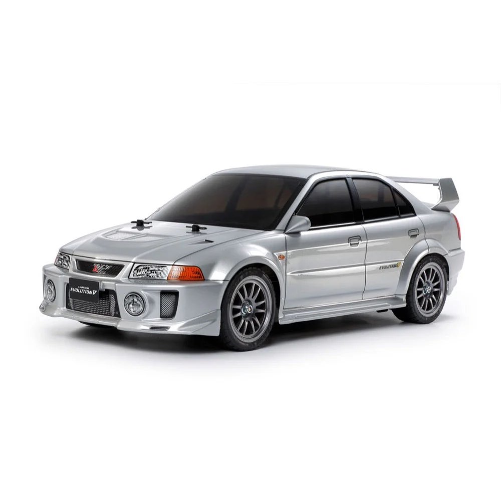 Tamiya 1/10 Mitsubishi Lancer Evolution V WRC RC Car 58713A - Image 2