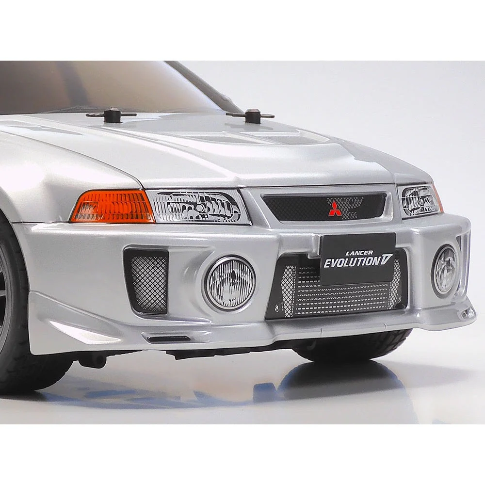 Tamiya 1/10 Mitsubishi Lancer Evolution V WRC RC Car 58713A - Image 4