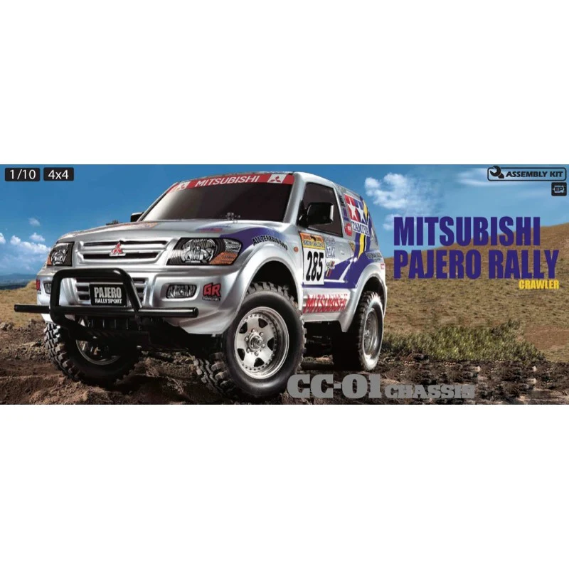 Tamiya 58602 1/10 Mitsubishi Pajero Rally Sport (CC-01) RC Off Road Kit - Image 2