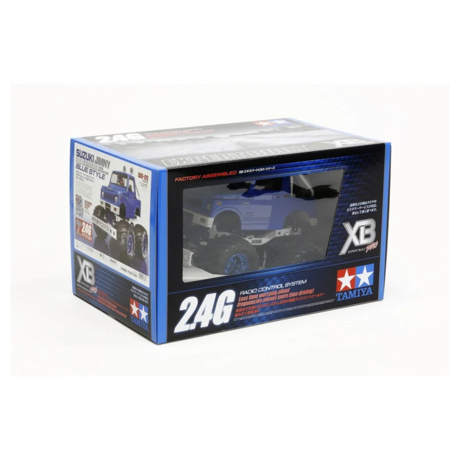 Tamiya 57862 1/10 RTR Suzuki Jimny Wheelie WR02 (SJ30) Blue Style - Image 6