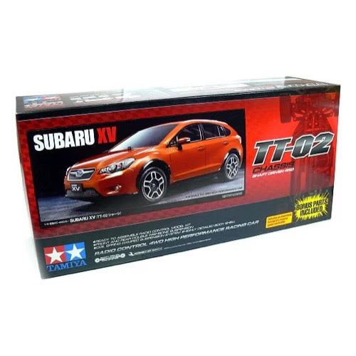 Tamiya 58567 1/10 Subaru XV TT-02 RC On Road Kit - Image 2