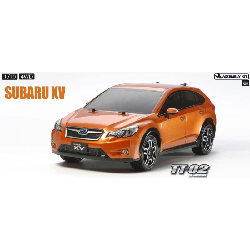 Tamiya 58567 1/10 Subaru XV TT-02 RC On Road Kit - Image 6