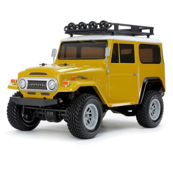 Tamiya 1/10 Toyota Land Cruiser 40 4WD CC-02M Yellow Painted Body RC Kit 47490