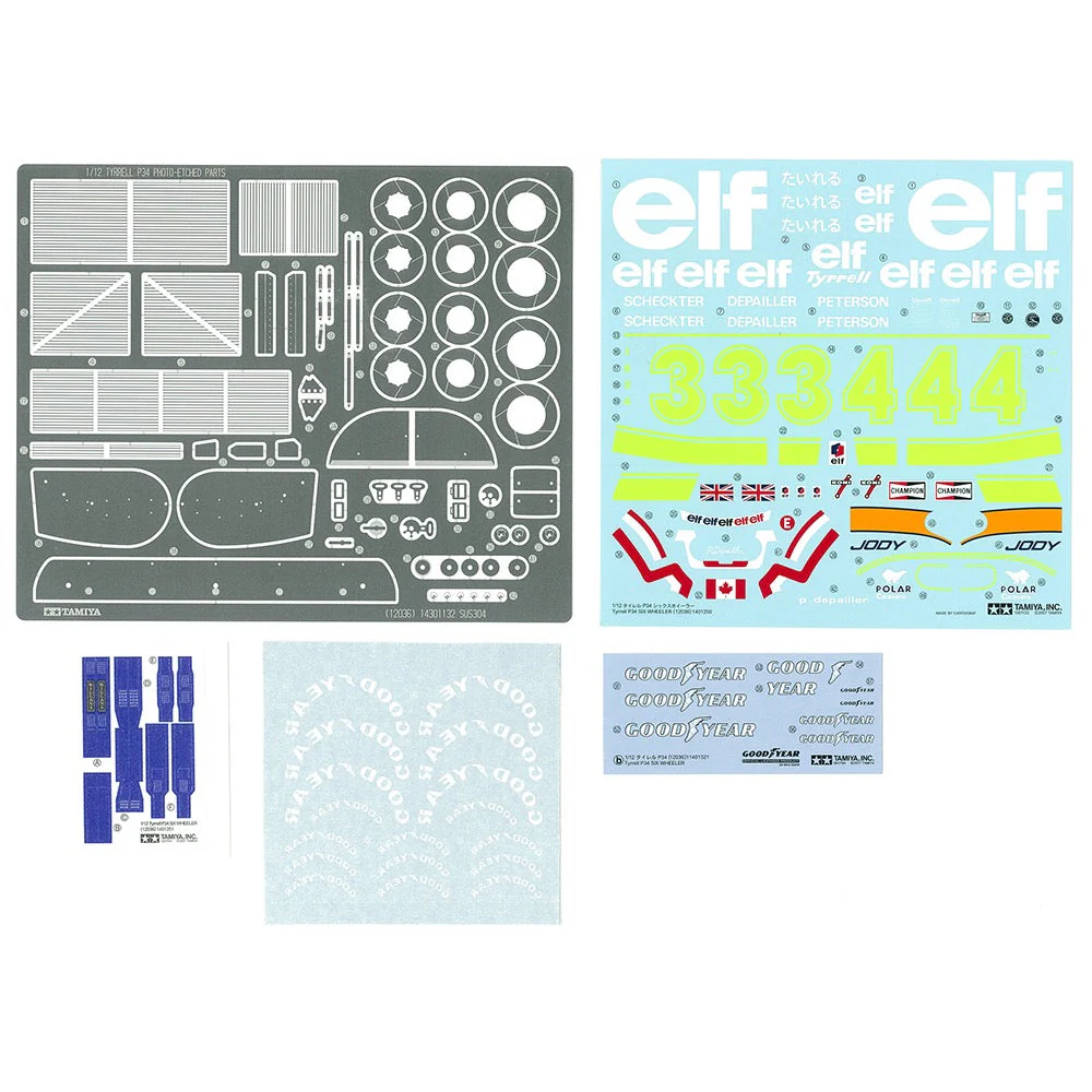 Tamiya 12036 1/12 Tyrrell P34 with Photo Etch Parts - Image 11