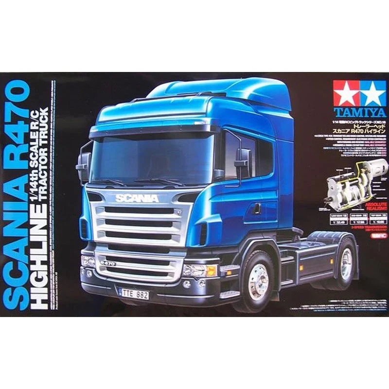 Tamiya 56318 1/14 Scania R470 Highline Radio Controlled Truck Kit - Image 2