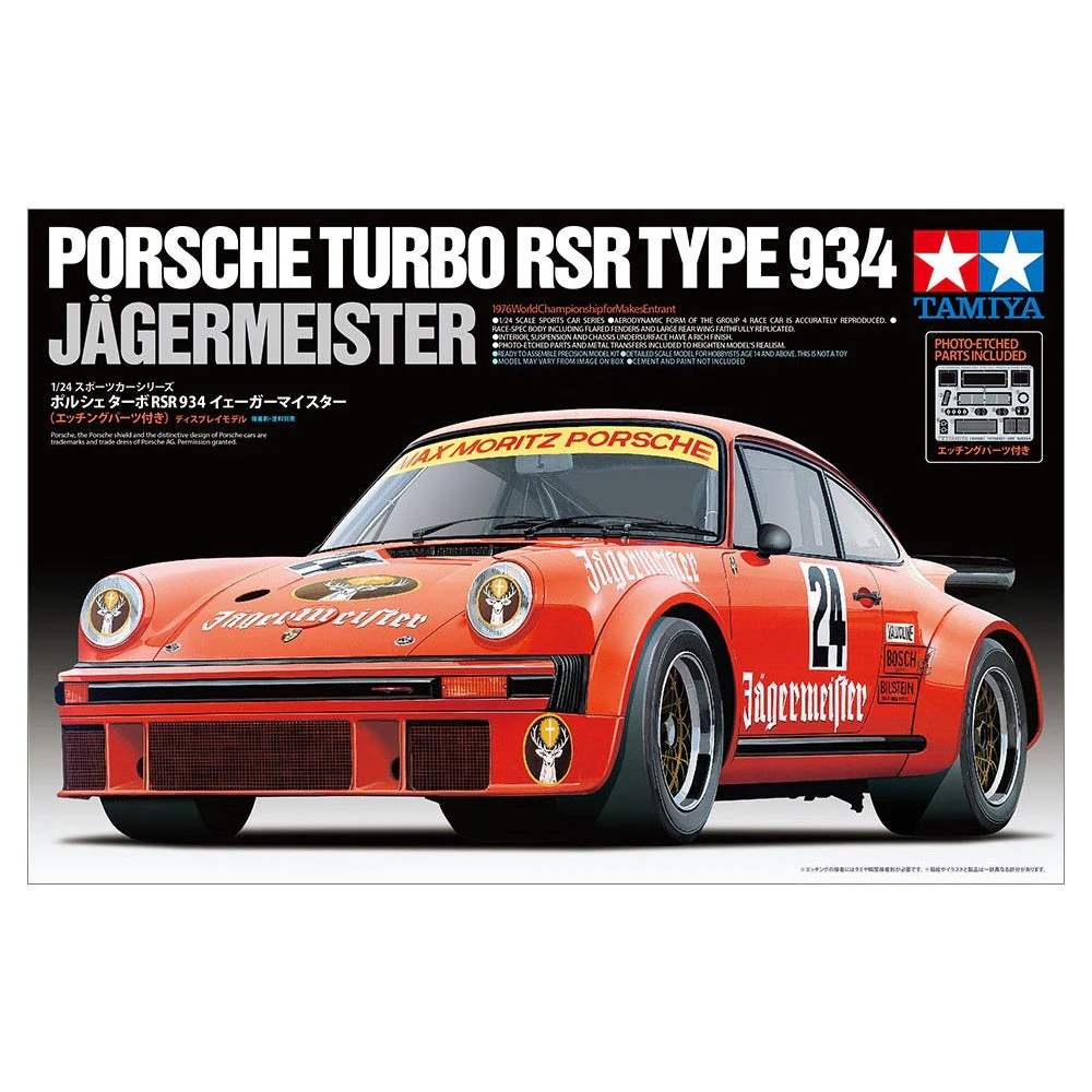 Tamiya 24328 1/24 Porsche Turbo RSR Type 934 Jagermeister