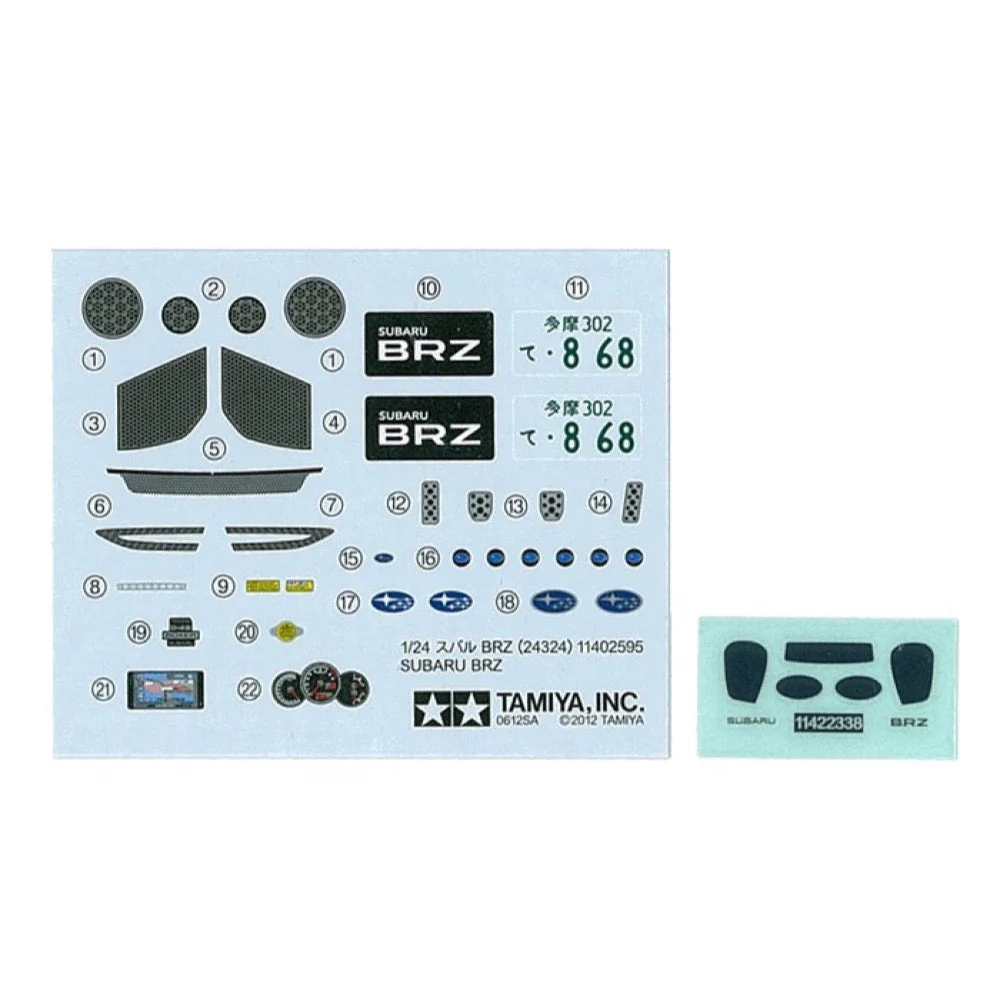 Tamiya 24324 1/24 Subaru BRZ - Image 11