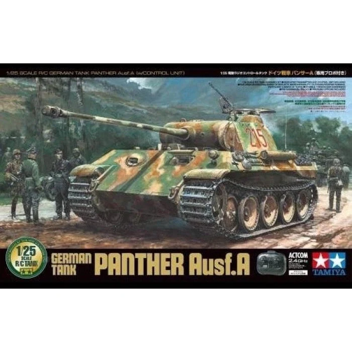 Tamiya 56605 1/25 Panther Ausf A Radio Controlled Tank