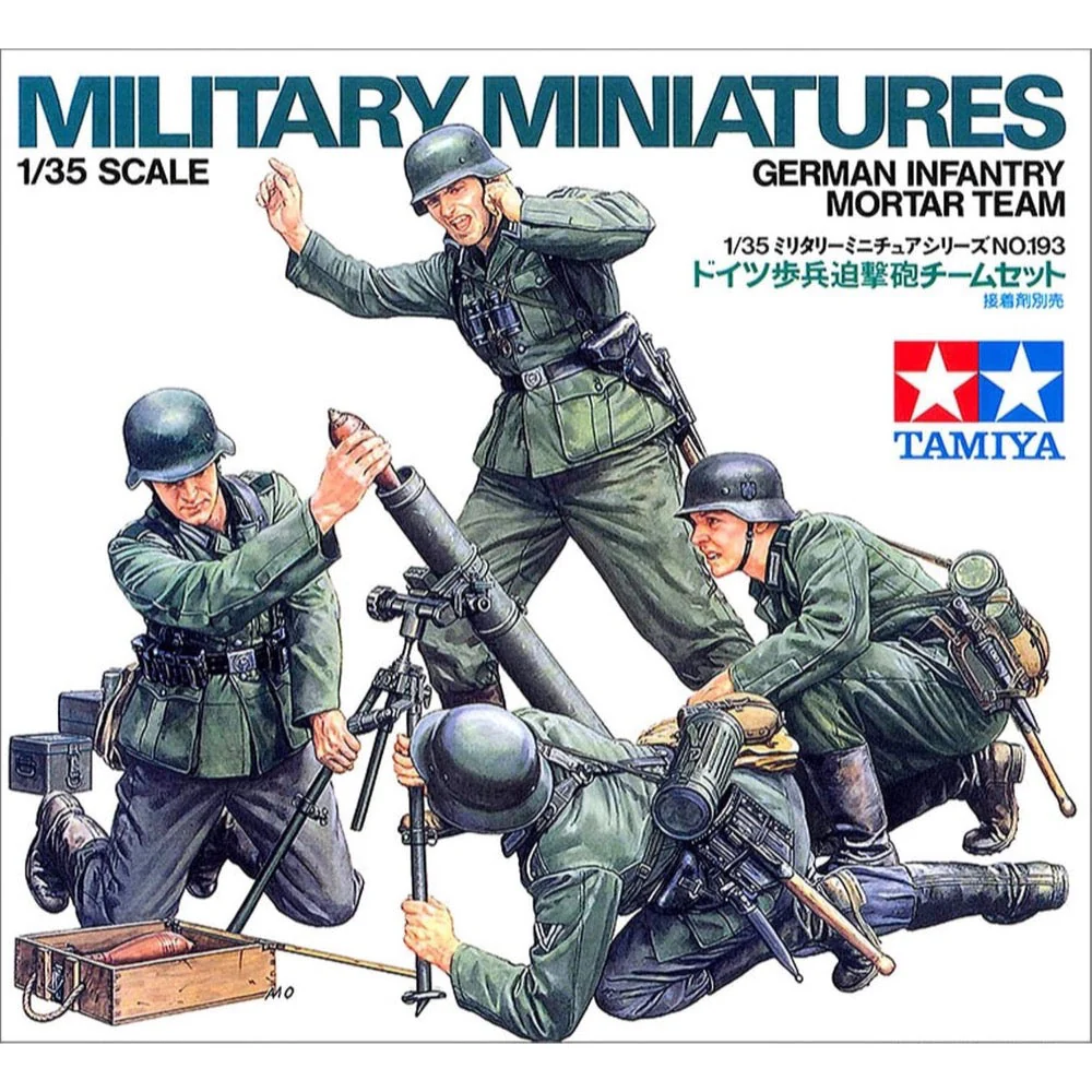 Tamiya 35193 1/35 German Mortar Team Set