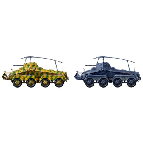 Tamiya 35297 1/35 German Sd.Kfz.232 Africa Corps 8 Wheeled Heavy - Image 8
