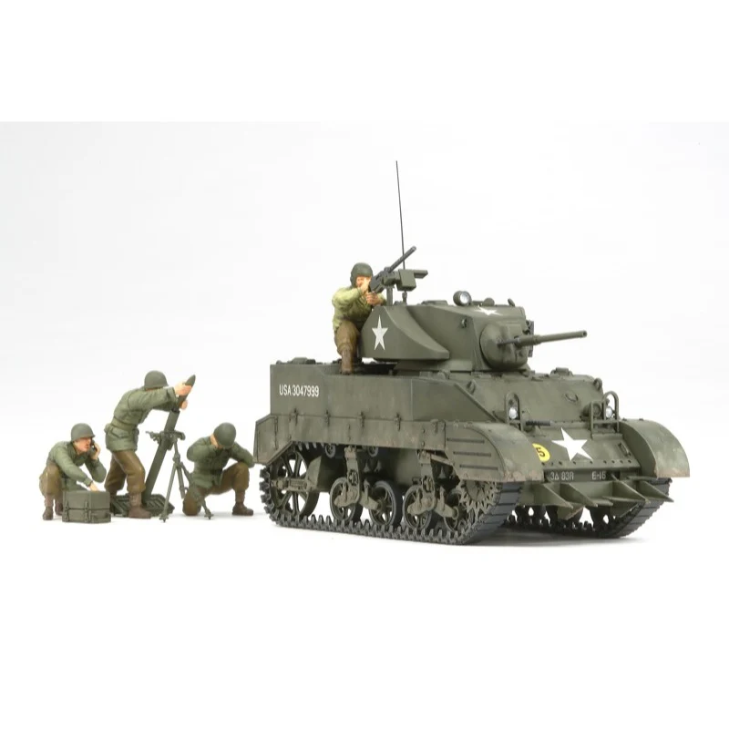Tamiya 35313 1/35 US Light Tank M5A1 Pursuit Operation Set - Image 2