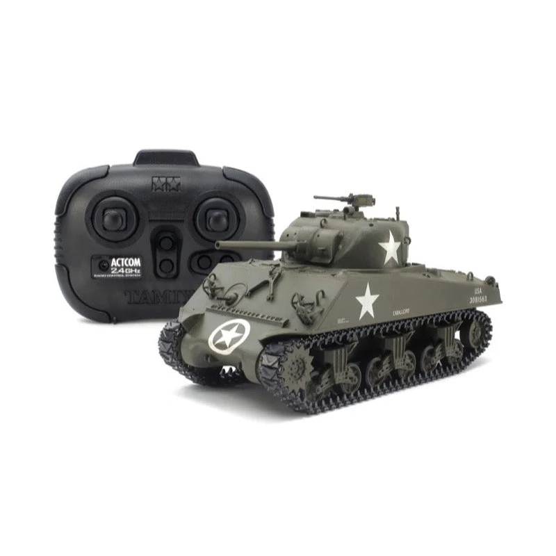 Tamiya 1/35 US Medium Tank M4A3 Sherman RC Tank 48217 - Image 2