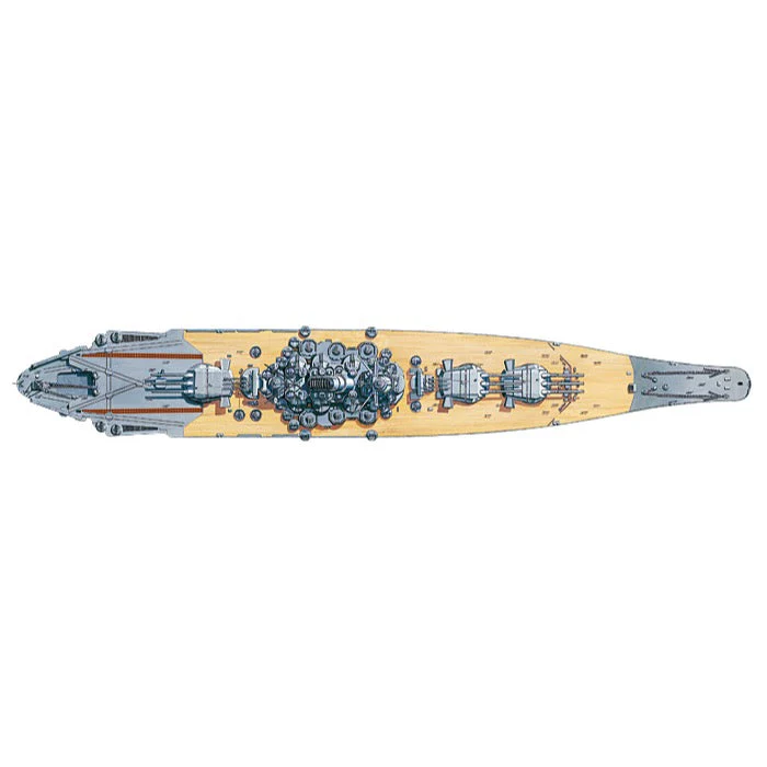 Tamiya 78031 1/350 Japanese Battleship Musashi - Image 4