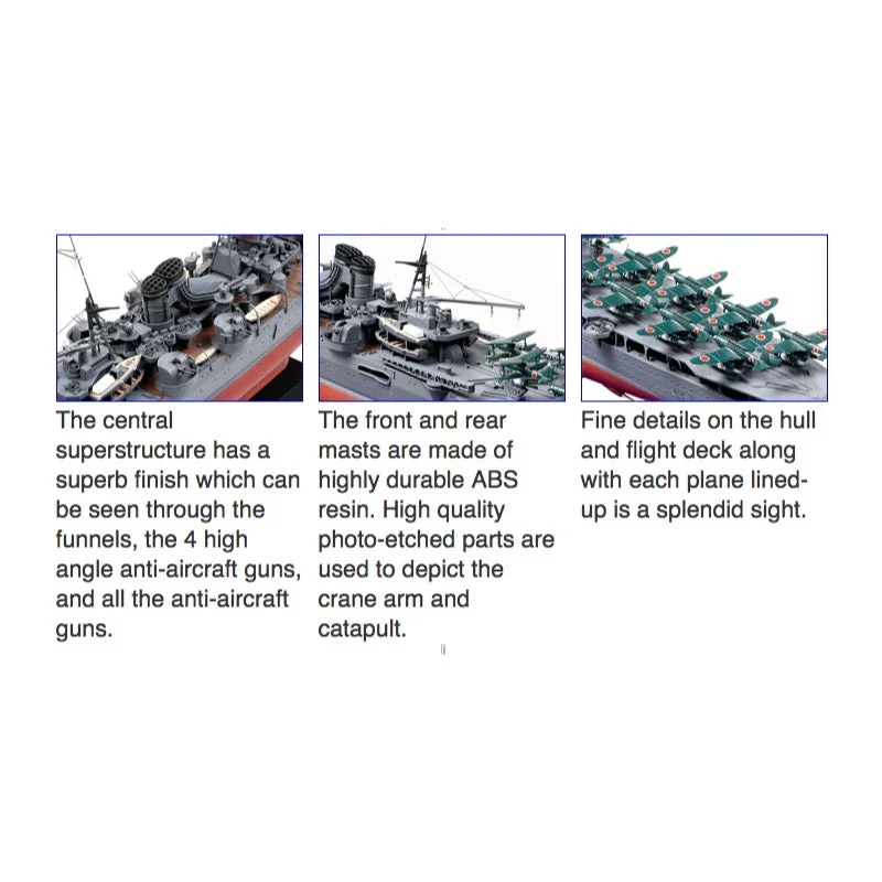 Tamiya 78021 1/350 Japanese Aircraft Carrying Cruiser Mogami - Image 4