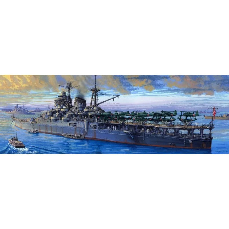 Tamiya 78021 1/350 Japanese Aircraft Carrying Cruiser Mogami - Image 8
