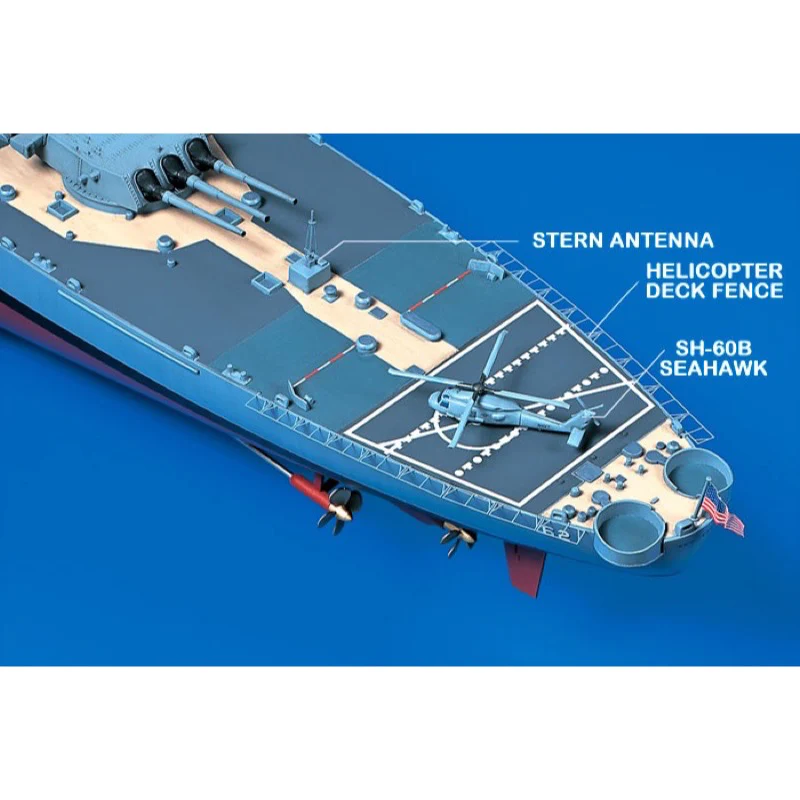 Tamiya 78028 1/350 USS New Jersey with Upgrade Set - Image 5