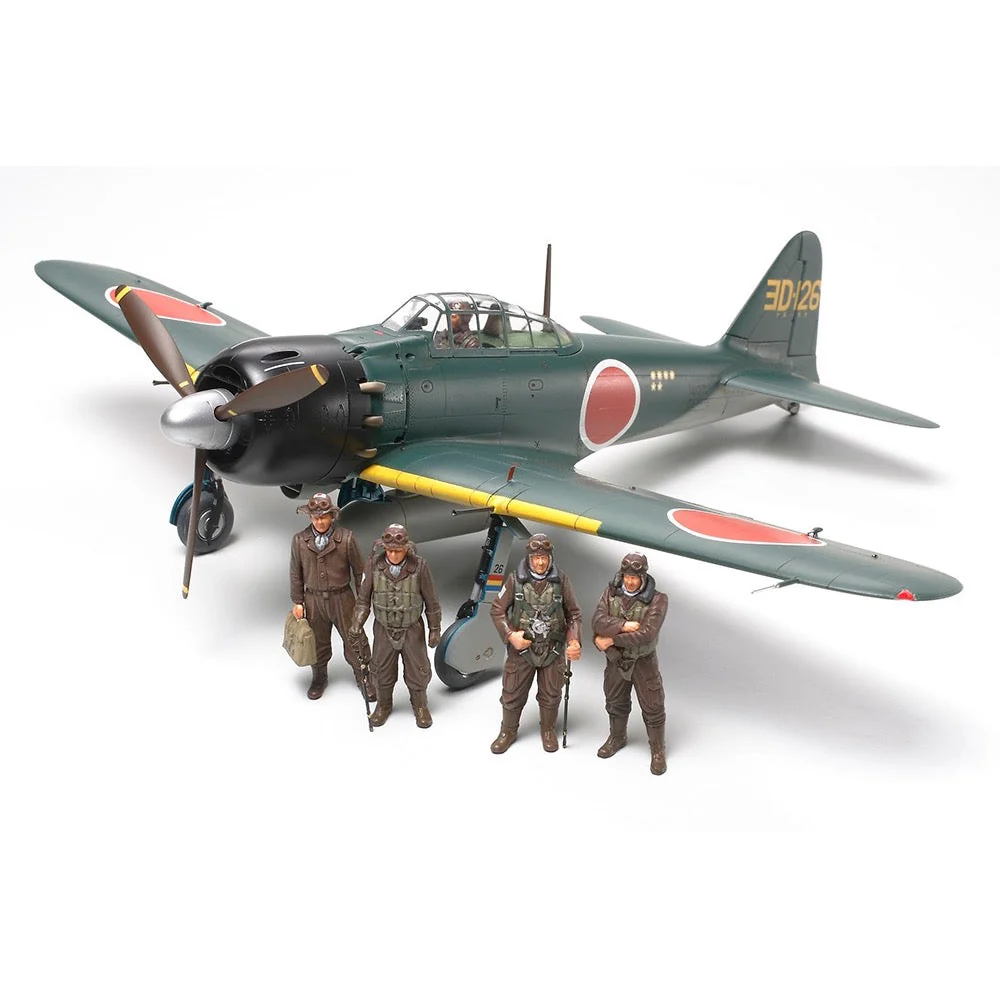 Tamiya 61103 1/48 A6M5 Zero Fighter (Zeke) with Figures - Image 2