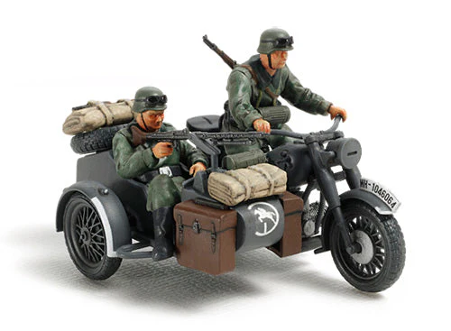 Tamiya 32578 1/48 German Motorcycle and Sidecar - Image 2