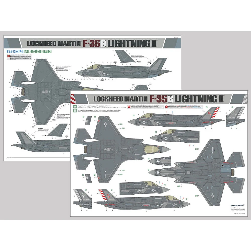 Tamiya 61125 1/48 Lockheed Martin F-35B Lightning II - Image 47