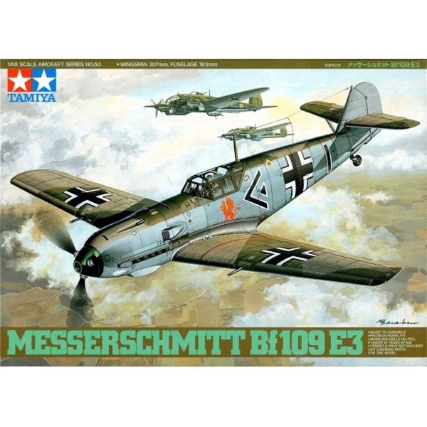 Tamiya 61050 1/48 Messerschmitt BF109 E-3