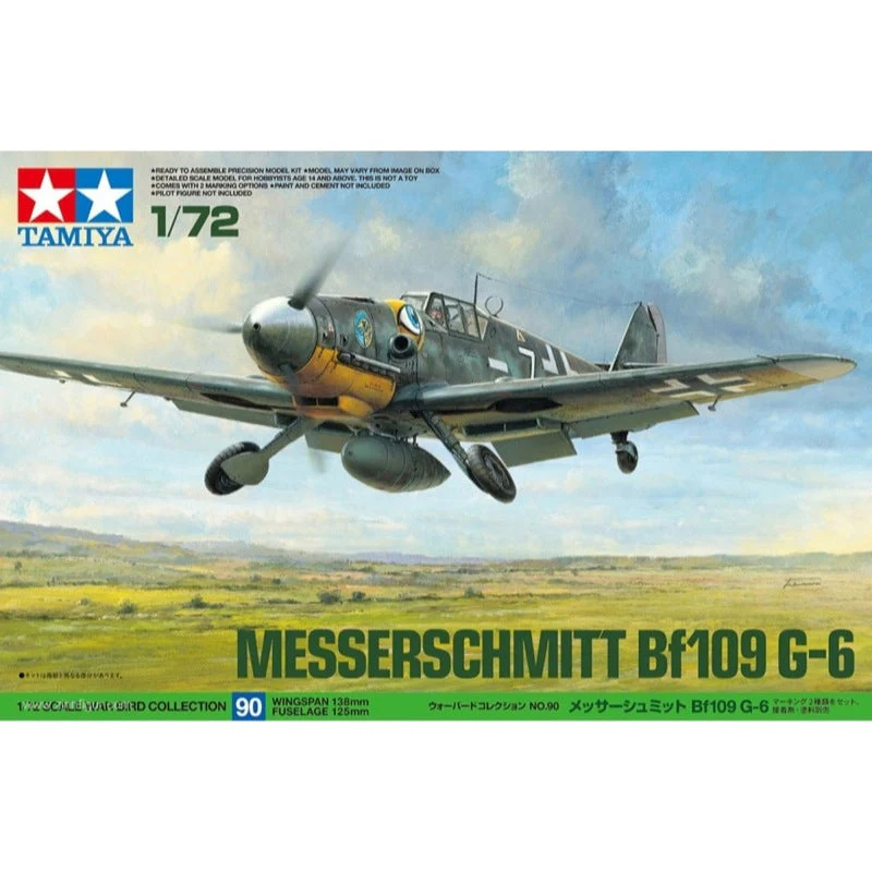 Tamiya 60790 1/72 Messerschmitt Bf109 G-6 - Image 12