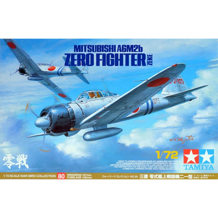 Tamiya 60780 1/72 Mitsubishi A6M2b Zero Fighter (Zeke)
