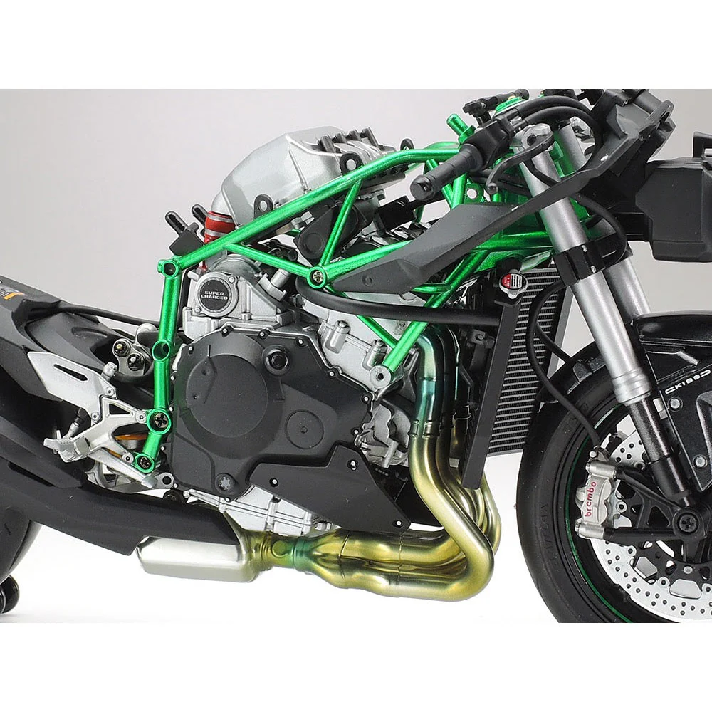 Tamiya 14136 1/12 Kawasaki Ninja H2 Carbon - Image 6