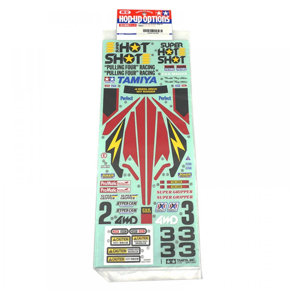 Tamiya 19495715 Sticker Bag + Super Hot Shot