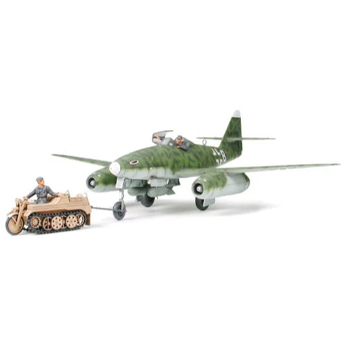 Tamiya 25215 1/48 Messerschmitt ME262 A-2A with Kettenkraftrad - Image 2