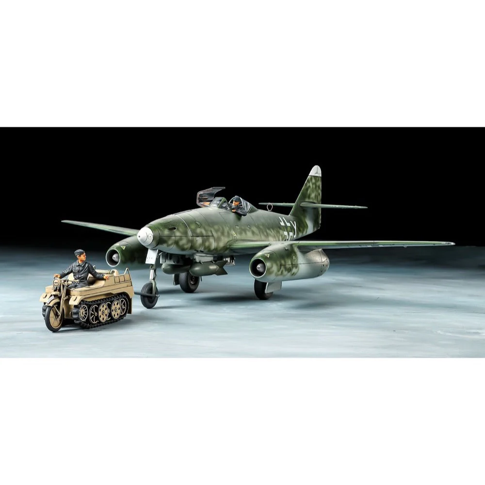 Tamiya 25215 1/48 Messerschmitt ME262 A-2A with Kettenkraftrad - Image 5