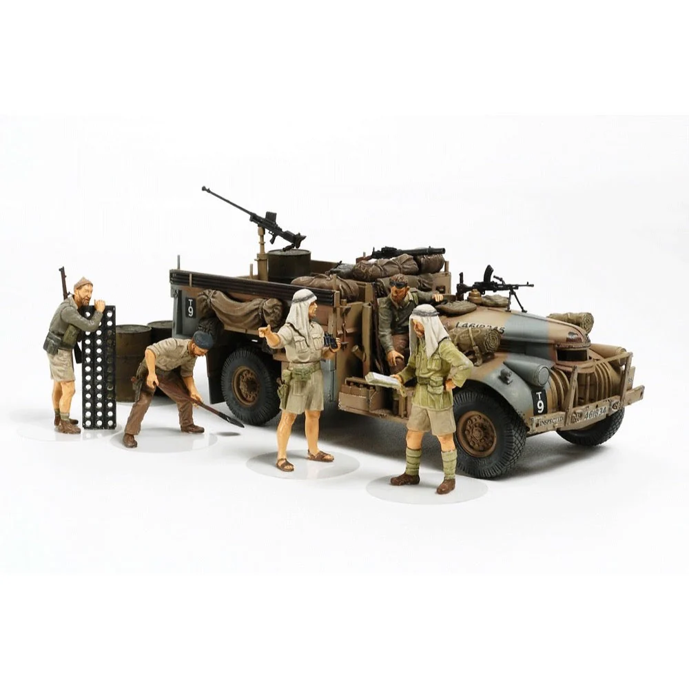 Tamiya 32407 1/35 LRDG Command North Africa Plastic Figures - Image 2