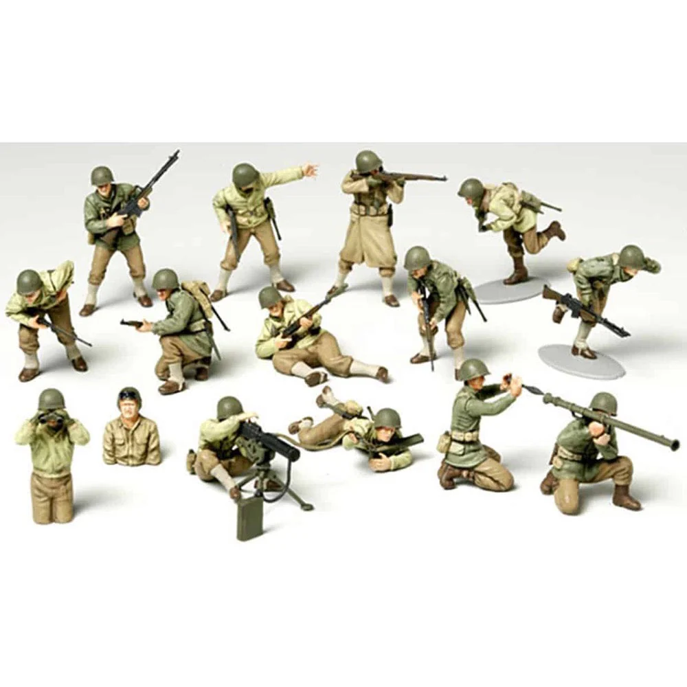 Tamiya 32513 1/48 US Infantry GI Set Plastic Model Kit - Image 3