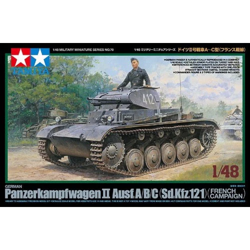 Tamiya 32570 1/48 Panzer II A/B/C French Campaign