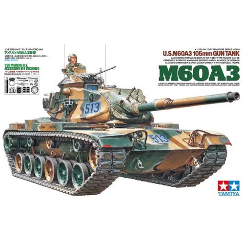 Tamiya 35140 1/35 U.S. M60A3 Tank