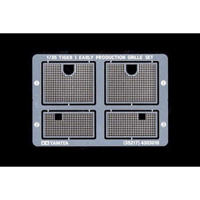 Tamiya 35217 1/35 Tiger I Photo-Etch Grille Set