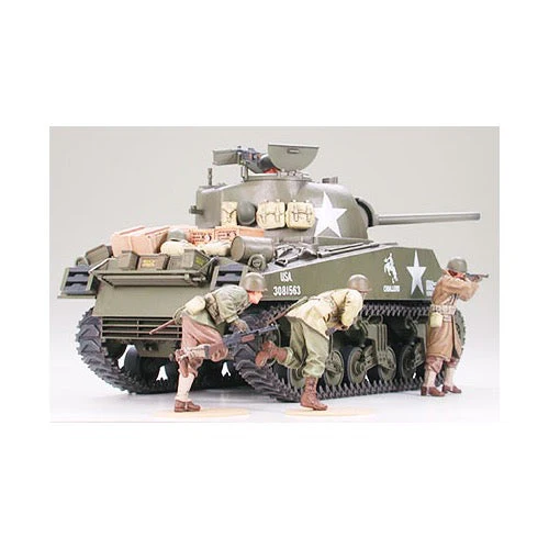 Tamiya 35250 1/35 M4A3 Sherman 75mm Gun Late - Image 3