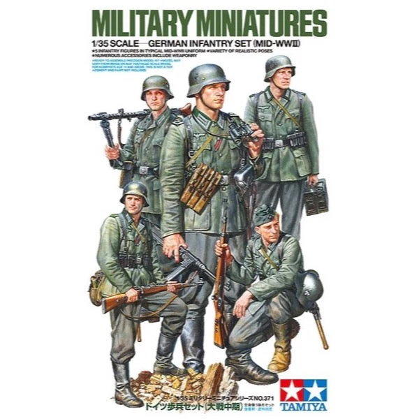Tamiya 35371 1/35 German Infantry Mid-WWII
