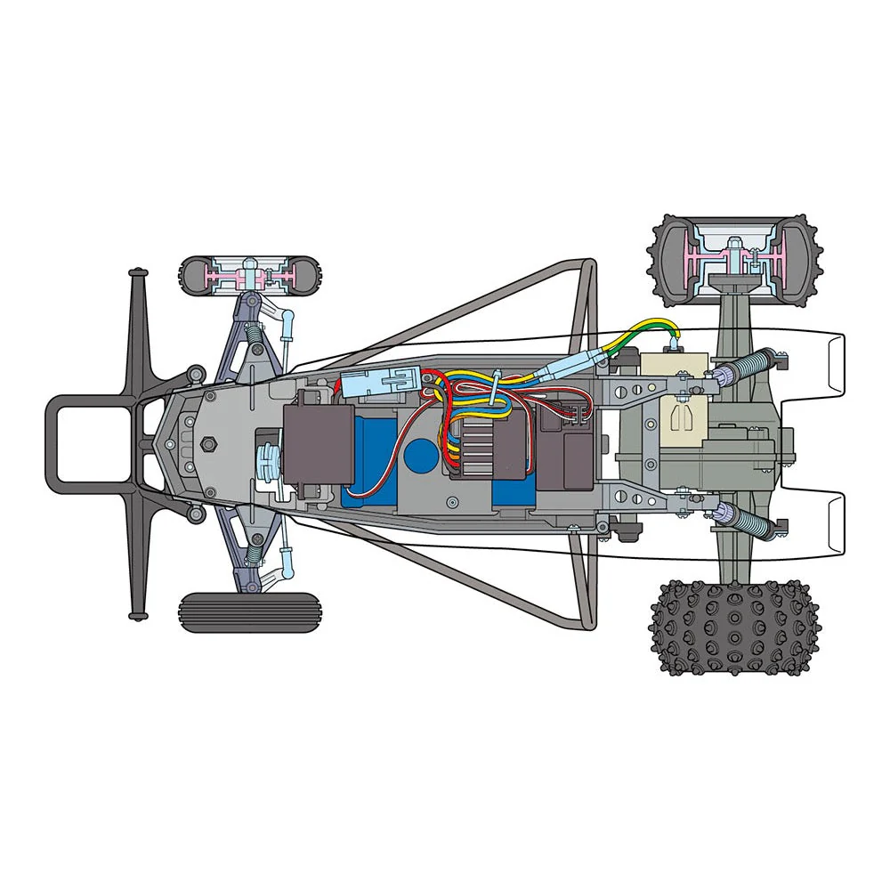 Tamiya 47438 Super Storm Dragon (2020) Re-release 1/10 RC Off-Road Buggy Kit - Image 4