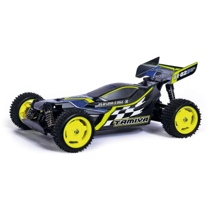 Tamiya 47446 1/10 Plasma Edge II Gun Metal RC Buggy (TT-02B Chassis) - Image 3