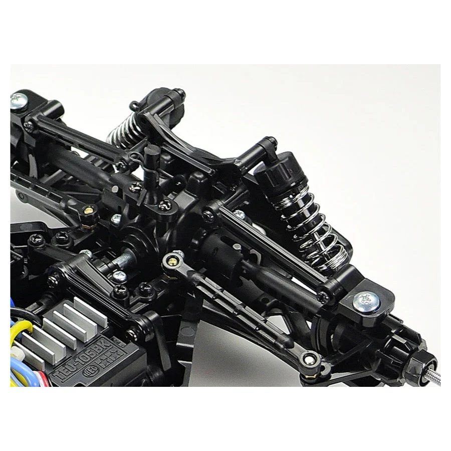 Tamiya 47446 1/10 Plasma Edge II Gun Metal RC Buggy (TT-02B Chassis) - Image 4